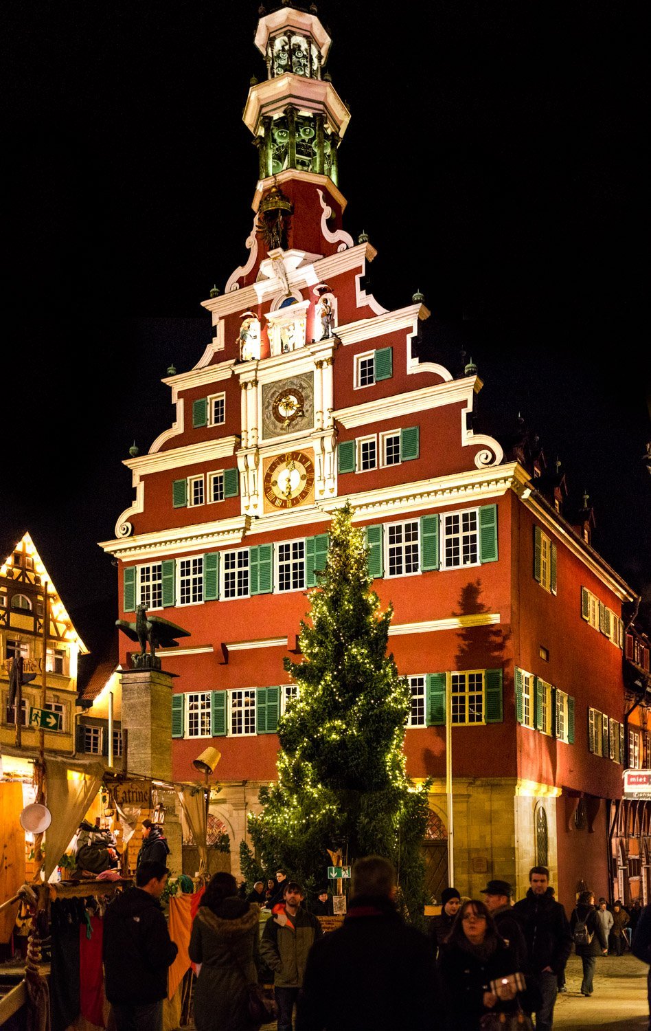 Esslingen Rathaus Christmas Market Germany