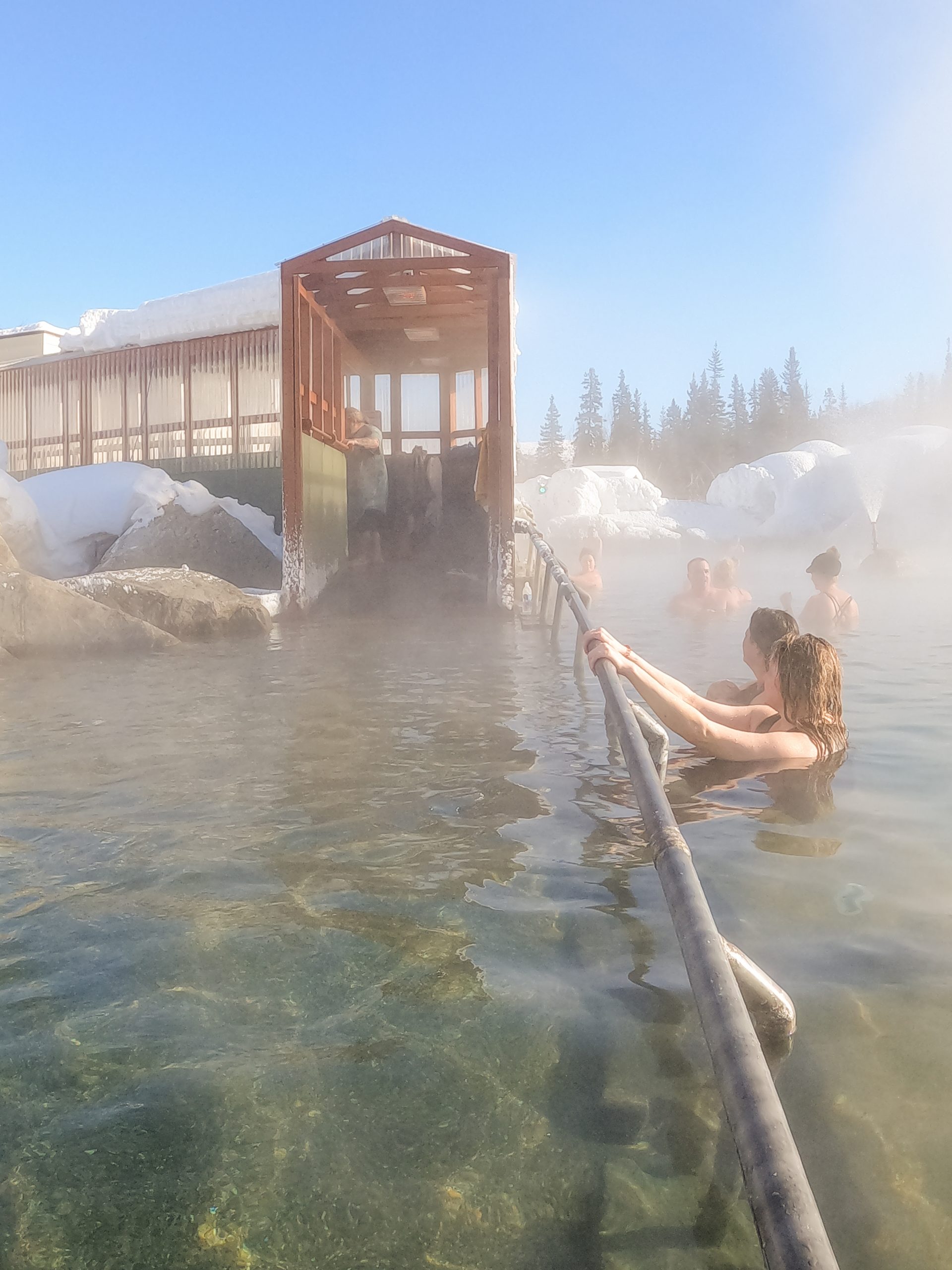 chena hot springs visit