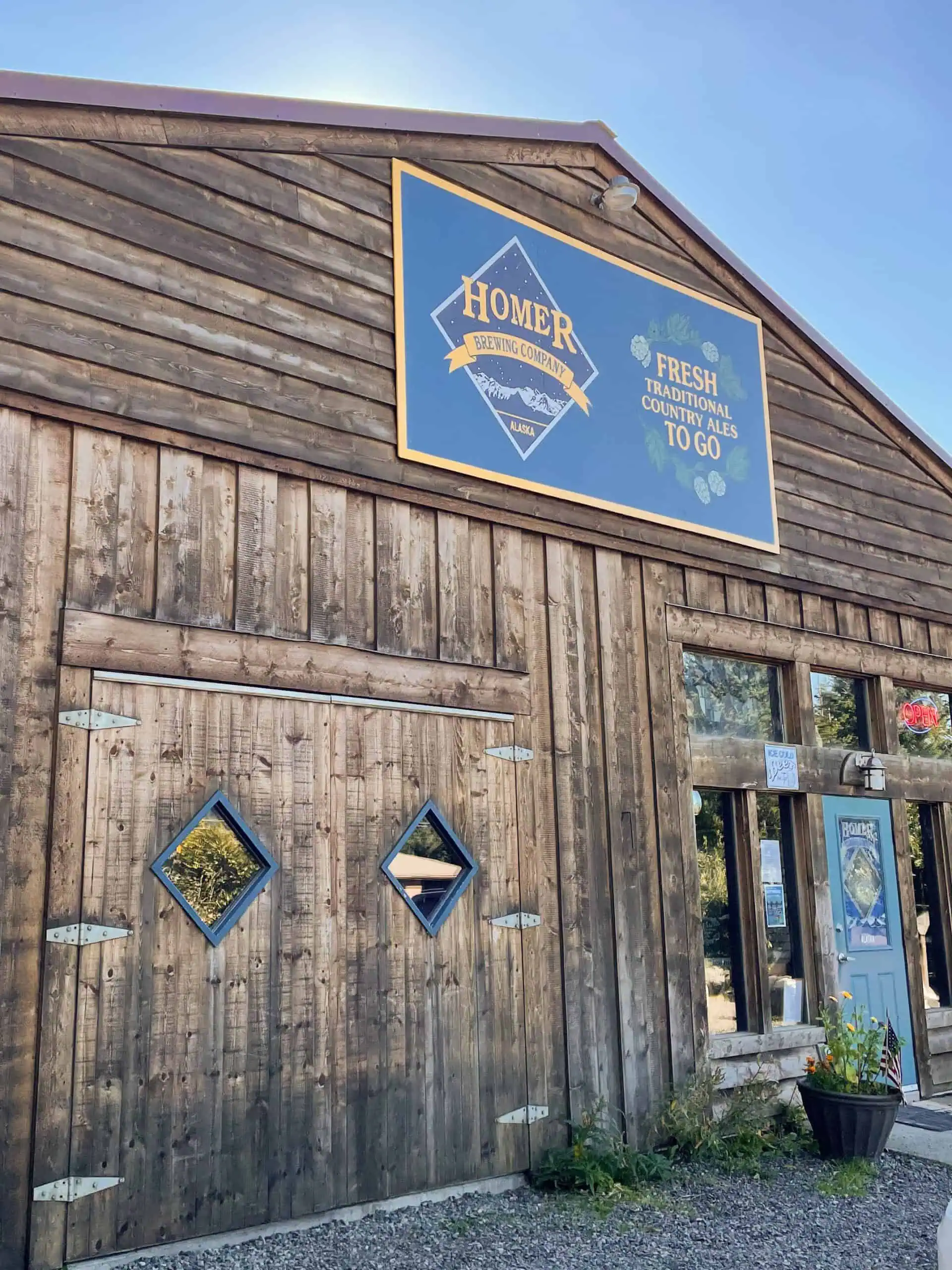 Homer Brewing Company Front of Building Alaska