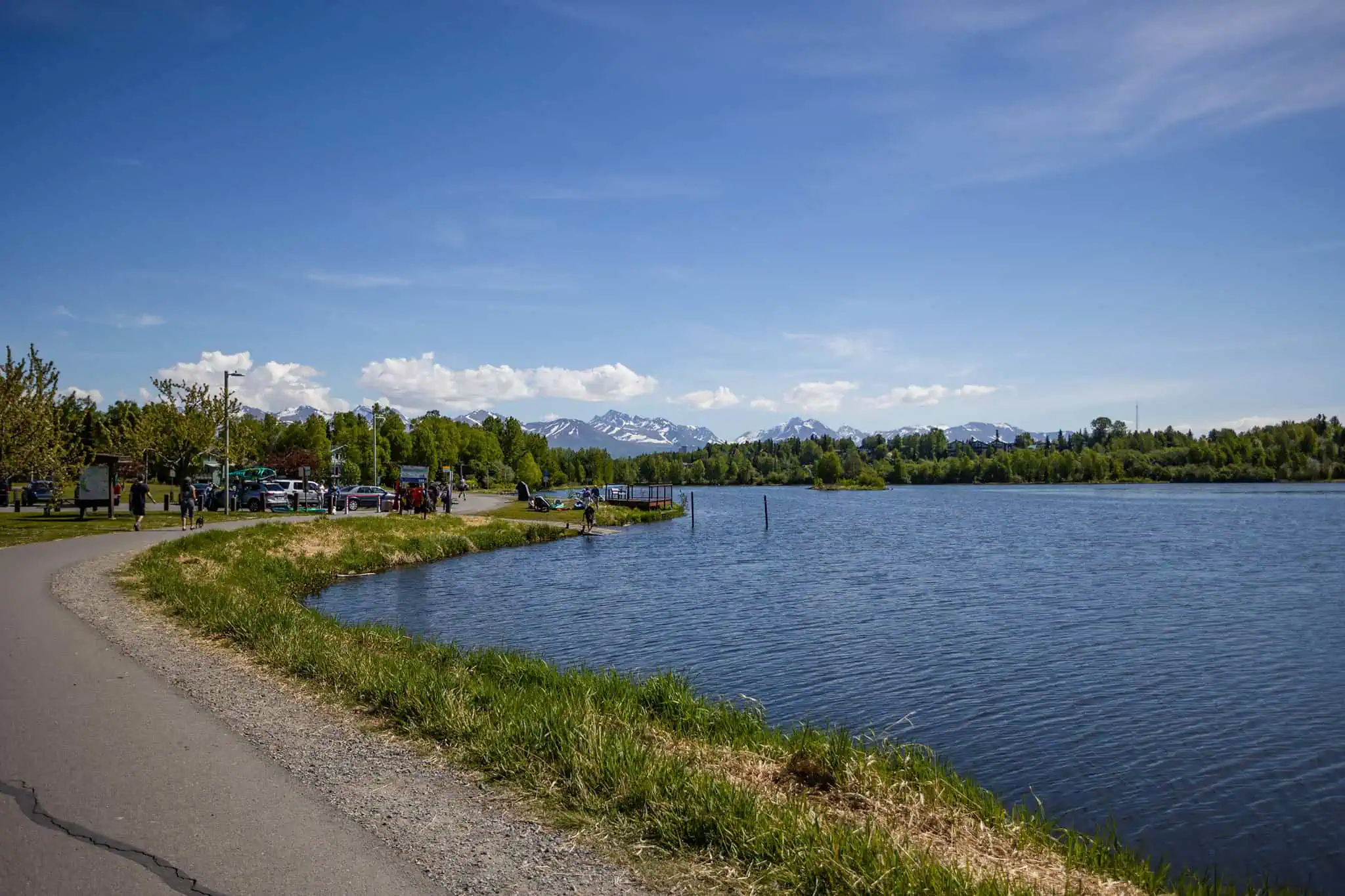 Westchester Lagoon Anchorage Alaska Summer