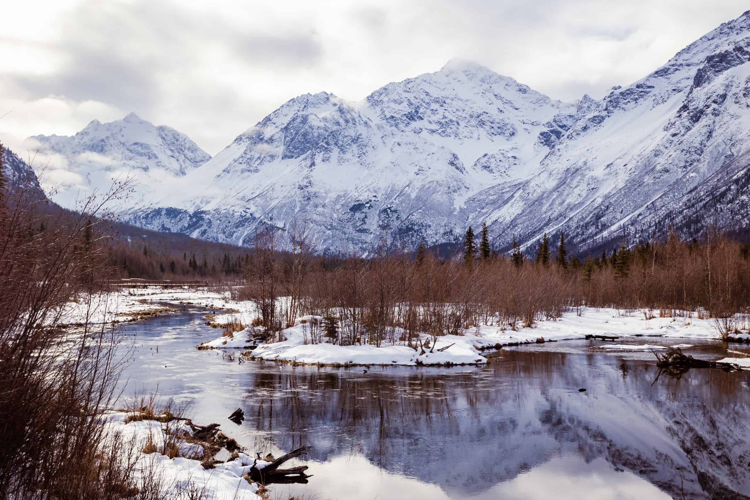 Eagle River Nature Center Winter Alaska