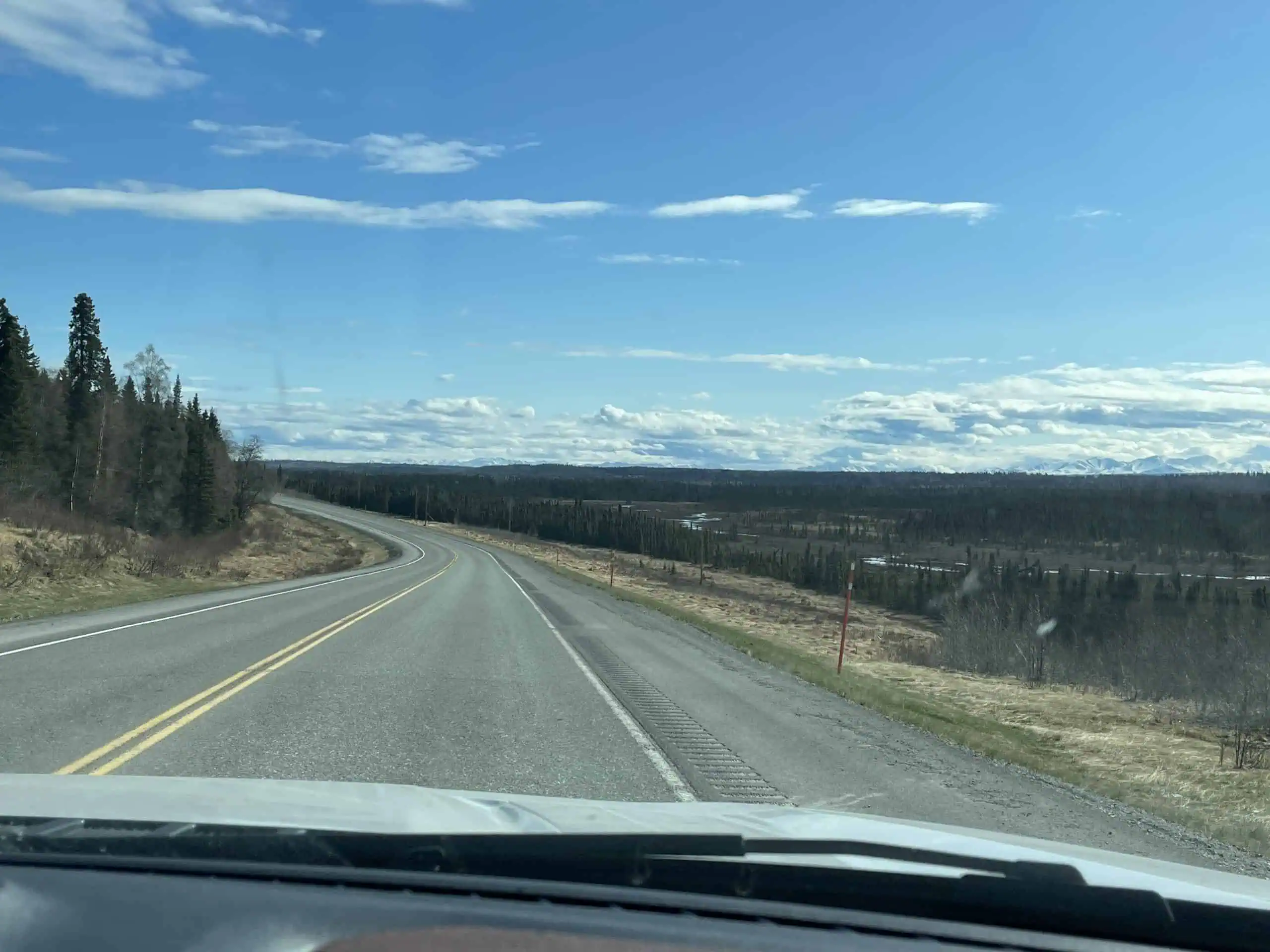 Near Soldotna Alaska sunny day
