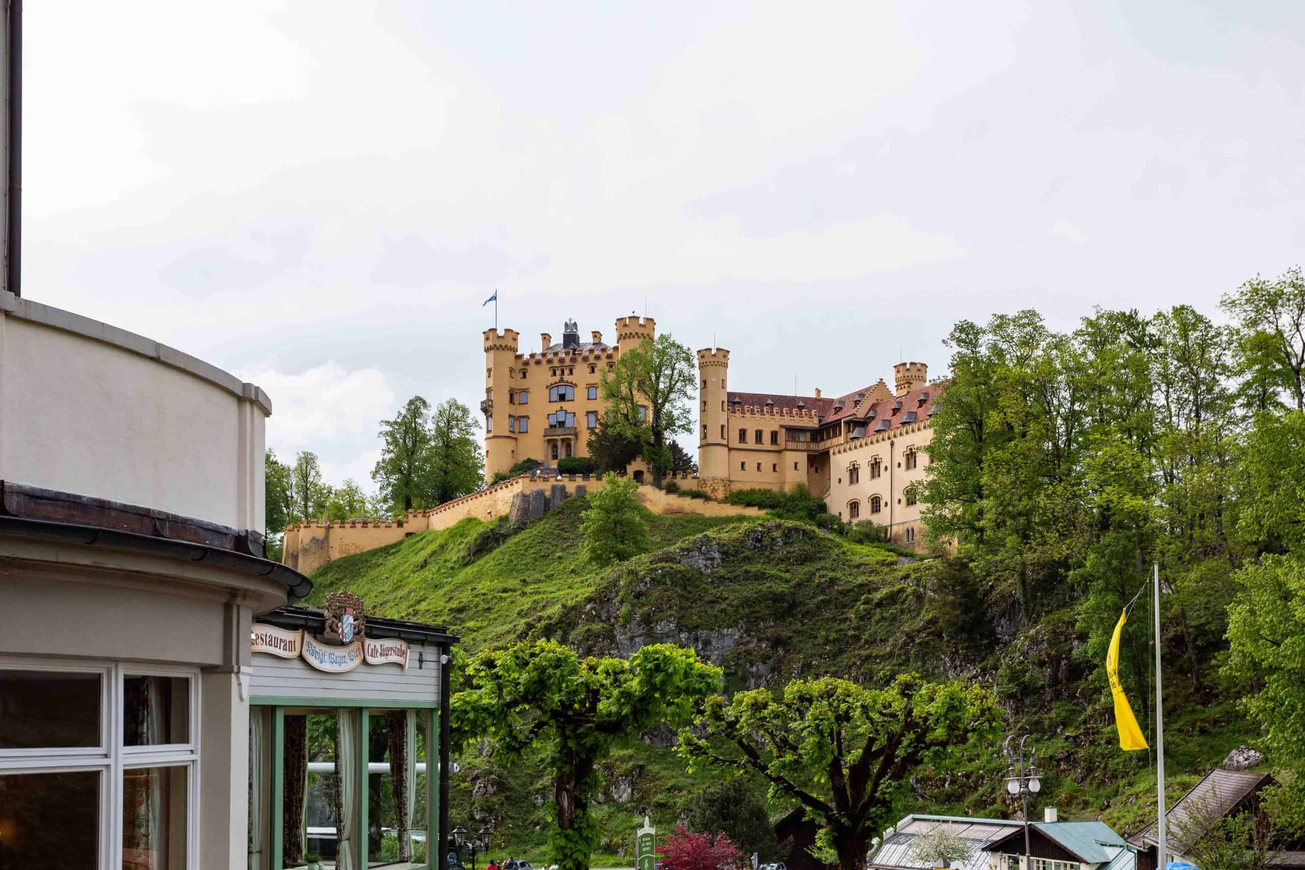 Hohenschwangau Germany Fussen Summer Photo from below